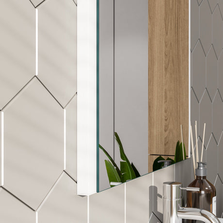 Eviva Lueza 24" x 31" Rectangular Frameless Mirror