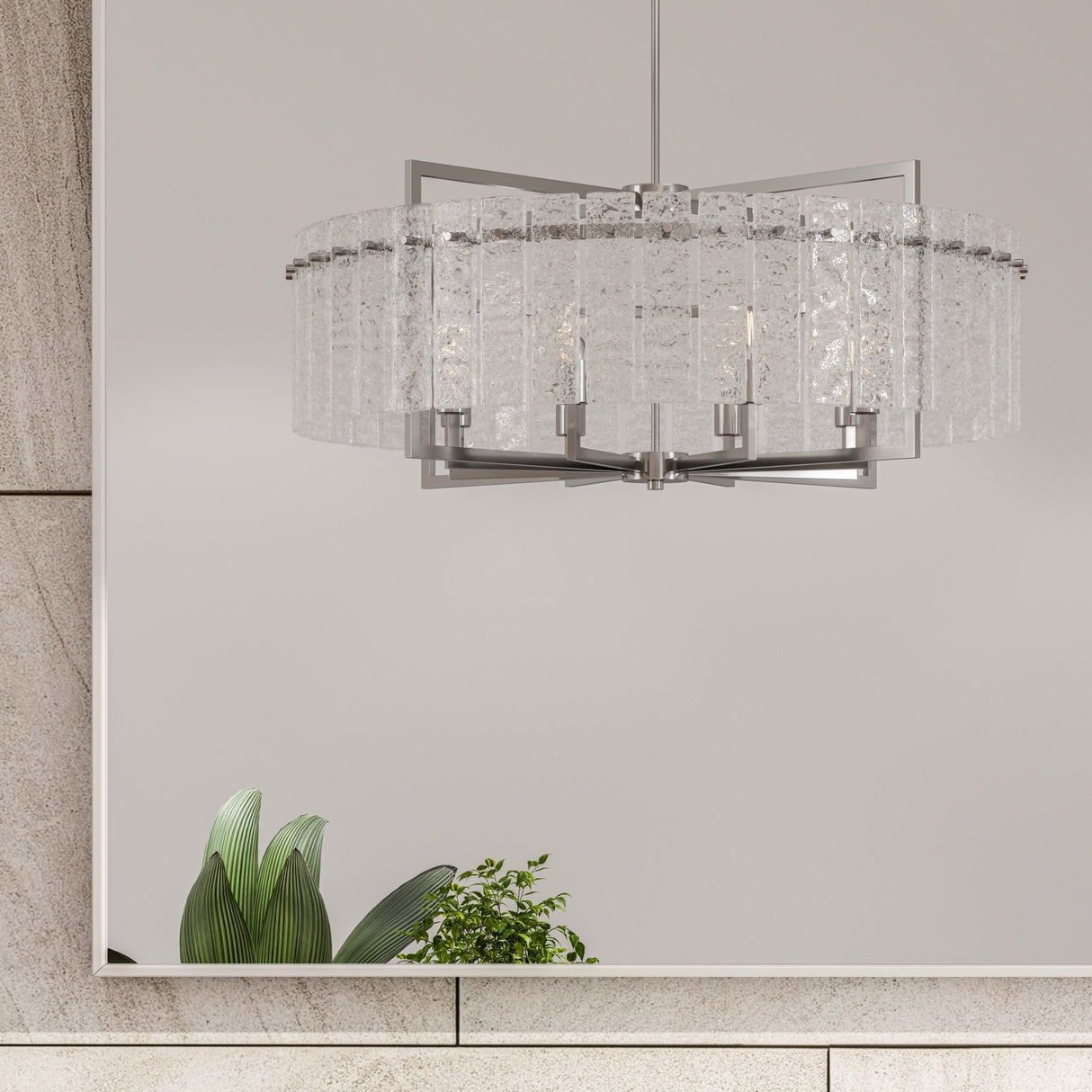 Eviva Lueza 40" x 24" Rectangular Frameless Mirror