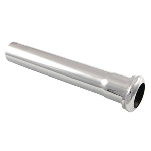 Century EVP1001 1-1/4" x 8" Brass Slip Joint Tailpiece Extension Tube, Polished Chrome
