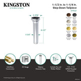 Possibility EVT6125 1-1/2" to 1-1/4" Step-Down Tailpiece, 6" Length, Oil Rubbed Bronze