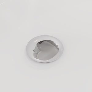 Eviva Aura 55" Glossy White Acrylic Oval Freestanding Bathtub