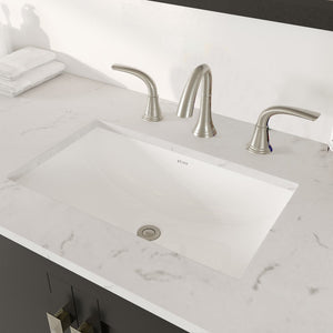 Aberdeen 84 in. Espresso Double Sink  Bath Vanity with Carrara Quartz Top and Undermount Porcelain Sinks