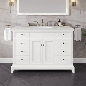 Eviva Elite 48 White Bathroom Vanity