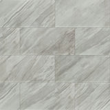 Eden bardiglio 12x24 matte porcelain floor and wall tile NEDEBAR1224 product shot multiple tiles top view #Size_12"x24"