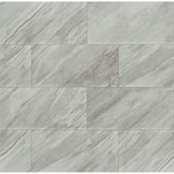 Eden bardiglio 12x24 polished porcelain floor and wall tile NEDEBAR1224P product shot multiple tiles top view #Size_12"x24"