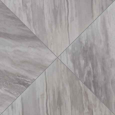 Eden bardiglio 24x24 polished porcelain floor and wall tile NEDEBAR2424P product shot angle view #Size_24"x24"