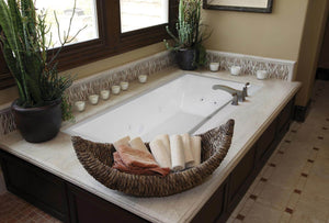Hydro Systems EIL7438ACO-WHI EILEEN 7438 AC W/COMBO SYSTEM-WHITE