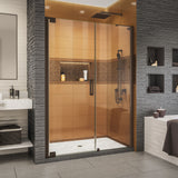 DreamLine Elegance-LS 49 - 51 in. W x 72 in. H Frameless Pivot Shower Door in Oil Rubbed Bronze