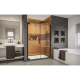 DreamLine Elegance-LS 54 1/4 - 56 1/4 in. W x 72 in. H Frameless Pivot Shower Door in Satin Black