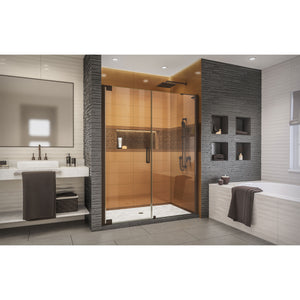 DreamLine Elegance-LS 58 1/2 - 60 1/2 in. W x 72 in. H Frameless Pivot Shower Door in Oil Rubbed Bronze