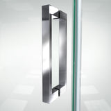 DreamLine Elegance Plus 34-34 1/2 in. W x 72 in. H Frameless Pivot Shower Door in Chrome