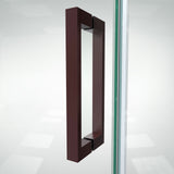 DreamLine Elegance-LS 27 - 29 in. W x 72 in. H Frameless Pivot Shower Door in Oil Rubbed Bronze