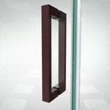 DreamLine Elegance-LS 35 1/4 - 37 1/4 in. W x 72 in. H Frameless Pivot Shower Door in Oil Rubbed Bronze