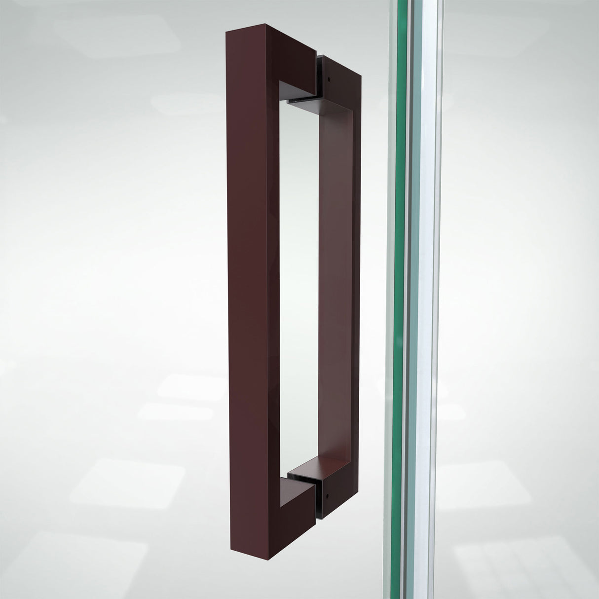 DreamLine Elegance Plus 46-46 3/4 in. W x 72 in. H Frameless Pivot Shower Door in Oil Rubbed Bronze
