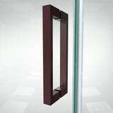 DreamLine Elegance-LS 57 3/4 - 59 3/4 in. W x 72 in. H Frameless Pivot Shower Door in Oil Rubbed Bronze