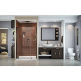 DreamLine Elegance 37 1/4 - 39 1/4 in. W x 72 in. H Frameless Pivot Shower Door in Oil Rubbed Bronze