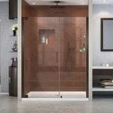 DreamLine Elegance 49 1/4 - 51 1/4 in. W x 72 in. H Frameless Pivot Shower Door in Oil Rubbed Bronze