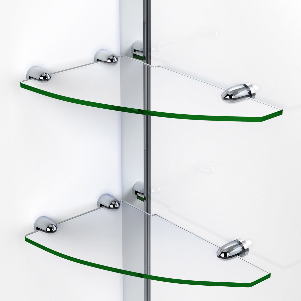 DreamLine Unidoor 59-60 in. W x 72 in. H Frameless Hinged Shower Door with Shelves in Satin Black