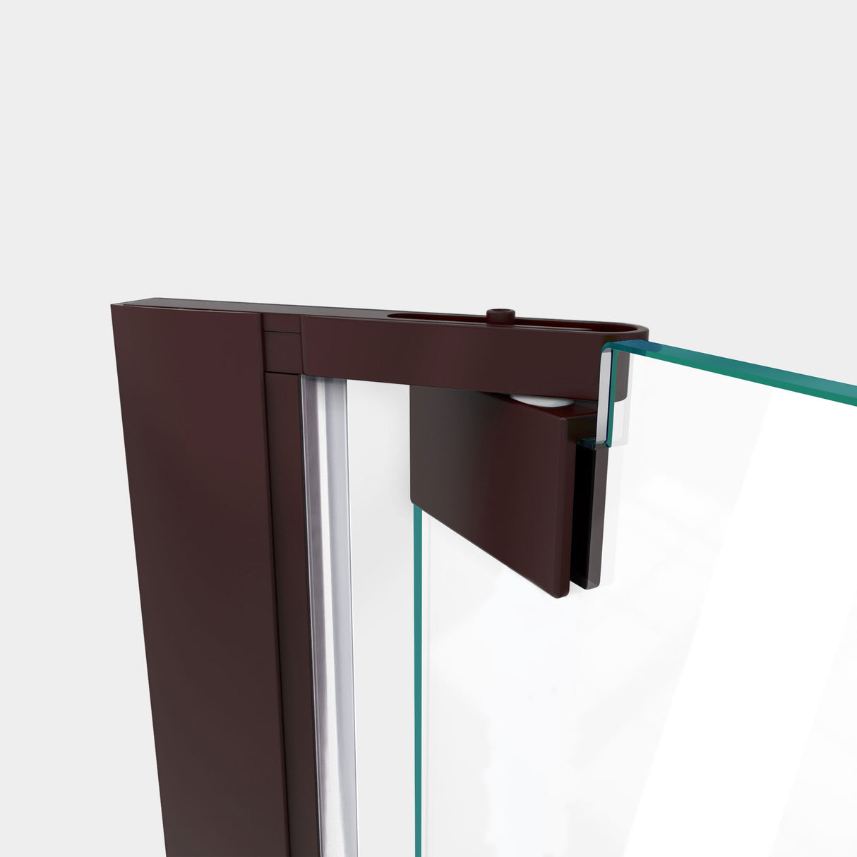 DreamLine Elegance-LS 28 3/4 - 30 3/4 in. W x 72 in. H Frameless Pivot Shower Door in Oil Rubbed Bronze