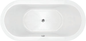 Hydro Systems EME7242SCO-WHI EMERALD 7242 STON W/ COMBO SYSTEM - WHITE