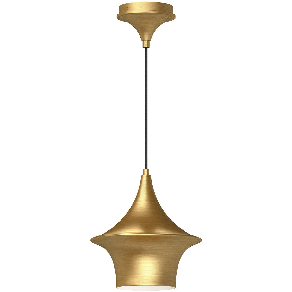 Alora PD523009BG EMIKO 9" PD BRUSHED GOLD CORD 72 1X60W E26