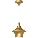 Alora PD523009BG EMIKO 9" PD BRUSHED GOLD CORD 72 1X60W E26