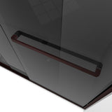 DreamLine Encore 56-60 in. W x 58 in. H Semi-Frameless Bypass Sliding Tub Door in Oil Rubbed Bronze and Gray Glass