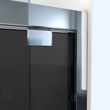 DreamLine Encore 44-48 in. W x 76 in. H Semi-Frameless Bypass Sliding Shower Door in Chrome and Gray Glass