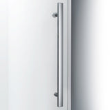 DreamLine Enigma Air 44-48 in. W x 76 in. H Frameless Sliding Shower Door in Brushed Stainless Steel