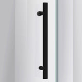 DreamLine Enigma Air 44-48 in. W x 76 in. H Frameless Sliding Shower Door in Satin Black