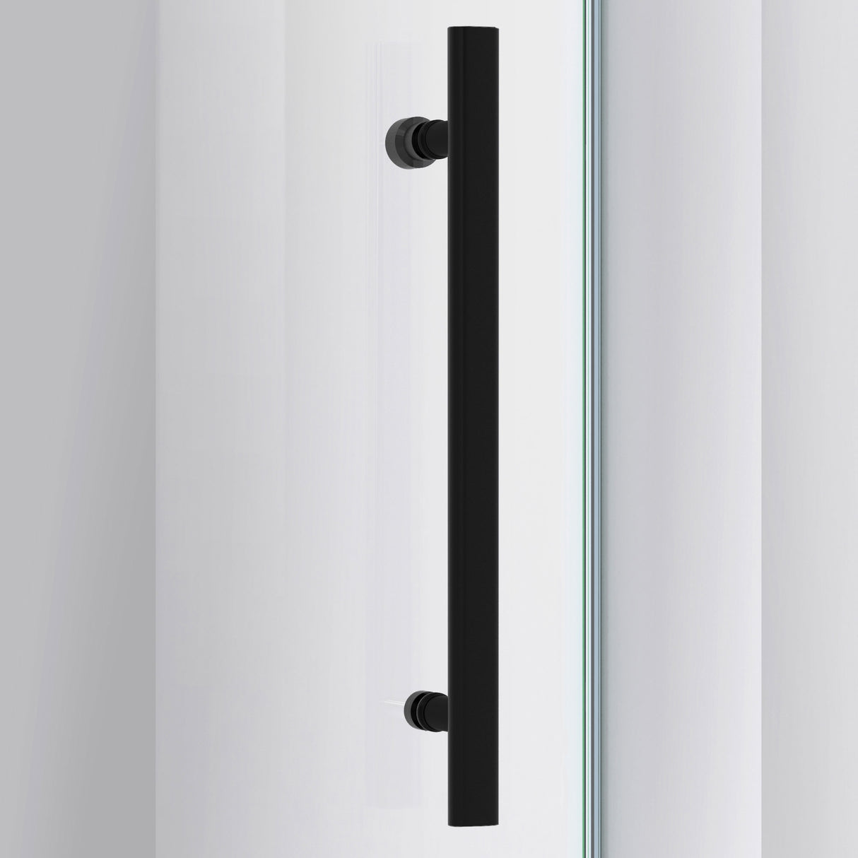 DreamLine Enigma Air 34 3/4 in. D x 60 3/8 in. W x 76 in. H Frameless Sliding Shower Enclosure in Satin Black