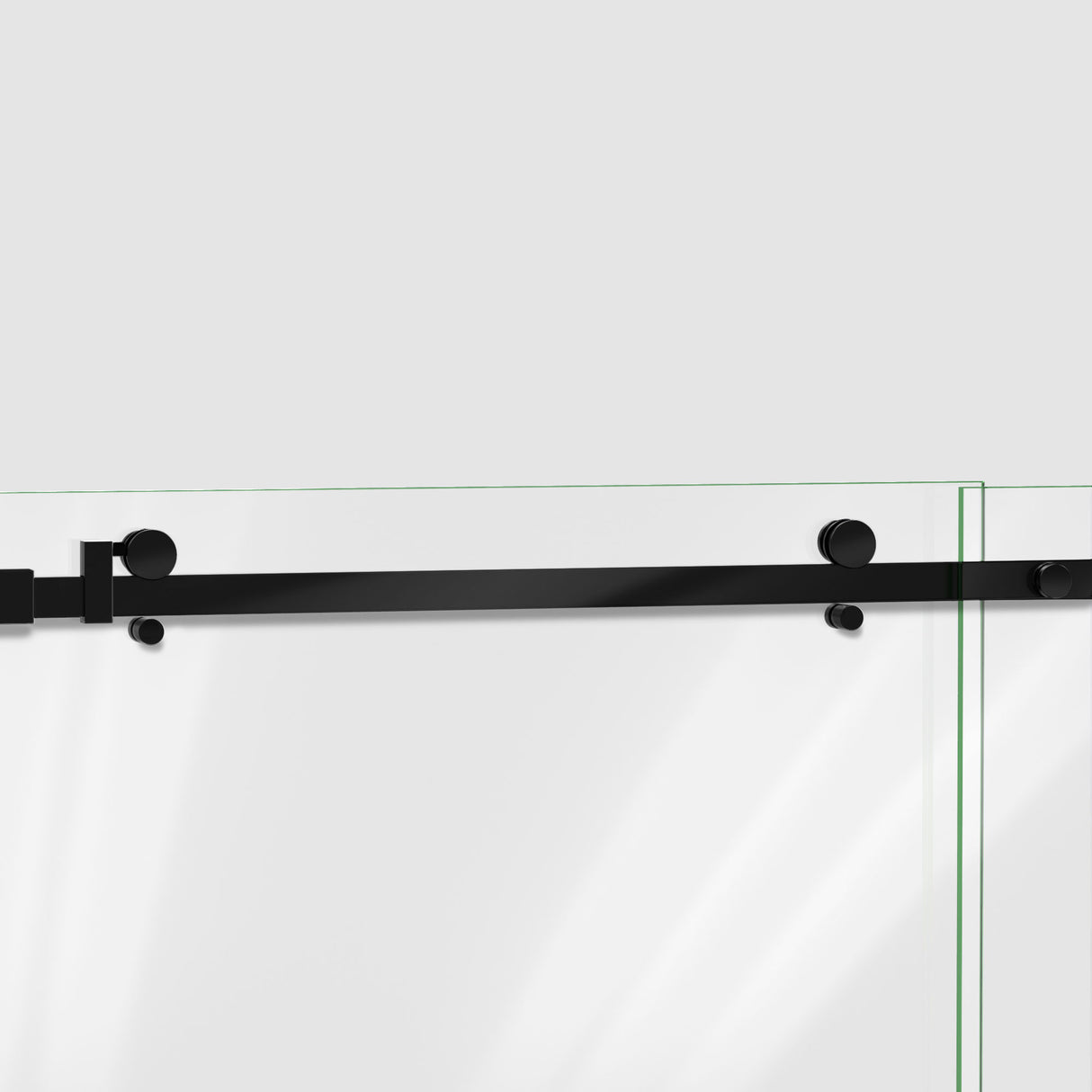 DreamLine Enigma Air 56-60 in. W x 62 in. H Frameless Sliding Tub Door in Satin Black