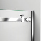 DreamLine Enigma Air 56-60 in. W x 62 in. H Frameless Sliding Tub Door in Polished Stainless Steel