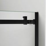 DreamLine Enigma Air 44-48 in. W x 76 in. H Frameless Sliding Shower Door in Satin Black