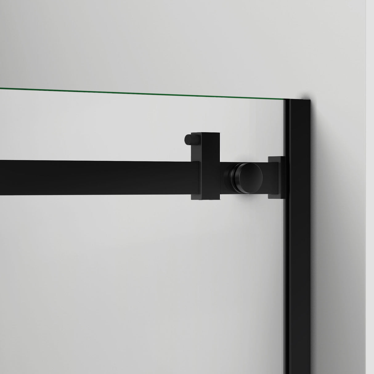 DreamLine Enigma Air 56-60 in. W x 62 in. H Frameless Sliding Tub Door in Satin Black