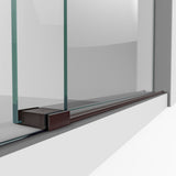 DreamLine Enigma-XO 32 1/2 in. D x 44 3/8-48 3/8 in. W x 76 in. H Frameless Shower Enclosure in Oil Rubbed Bronze Stainless Steel