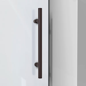 DreamLine Enigma-XO 56-60 in. W x 76 in. H Fully Frameless Sliding Shower Door in Oil Rubbed Bronze