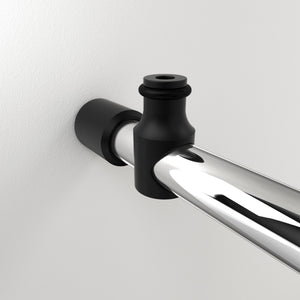 DreamLine Enigma-XT 44-48 in. W x 76 in. H Fully Frameless Sliding Shower Door in Tuxedo Finish