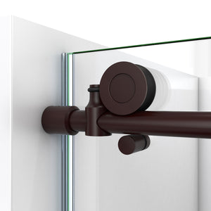 DreamLine Enigma-X 68-72 in. W x 76 in. H Clear Sliding Shower Door in Oil Rubbed Bronze