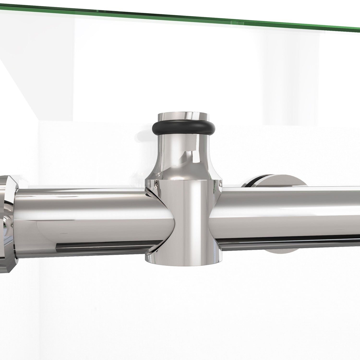 DreamLine Enigma-X 55-59 in. W x 62 in. H Clear Sliding Tub Door in Polished Stainless Steel