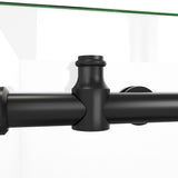 DreamLine Enigma-X 44-48 in. W x 76 in. H Clear Sliding Shower Door in Satin Black