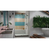 DreamLine Enigma-XT 44-48 in. W x 76 in. H Fully Frameless Sliding Shower Door in Tuxedo Finish