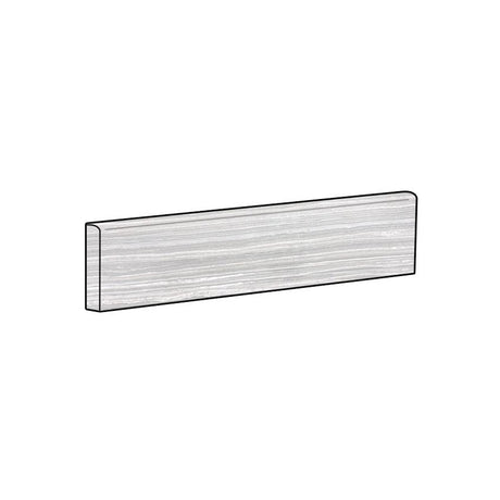 Anatolia Tile 3X12 Bullnose Eramosa Ice Matte Porcelain Trim 69-941  - premium natural stone mosaic tile from Anatolia Tile, available at PoshHaus showroom in Keene, NH