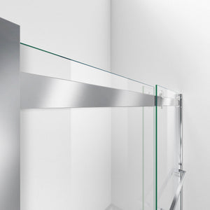 DreamLine Essence-H 44-48 in. W x 76 in. H Semi-Frameless Bypass Shower Door in Chrome