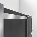 DreamLine Essence-H 44-48 in. W x 76 in. H Semi-Frameless Bypass Shower Door in Chrome and Gray Glass