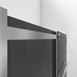 DreamLine Essence-H 44-48 in. W x 76 in. H Semi-Frameless Bypass Shower Door in Brushed Nickel and Gray Glass