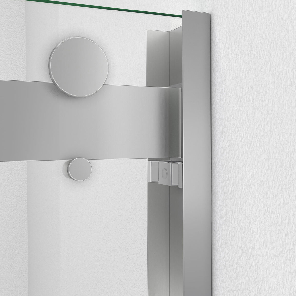 DreamLine Essence-H 56-60 in. W x 76 in. H Semi-Frameless Bypass Shower Door in Brushed Nickel