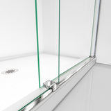 DreamLine Essence 44-48 in. W x 76 in. H Frameless Bypass Shower Door in Chrome