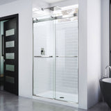 DreamLine Essence 44-48 in. W x 76 in. H Frameless Bypass Shower Door in Chrome