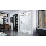 DreamLine Essence 56-60 in. W x 76 in. H Frameless Bypass Shower Door in Chrome